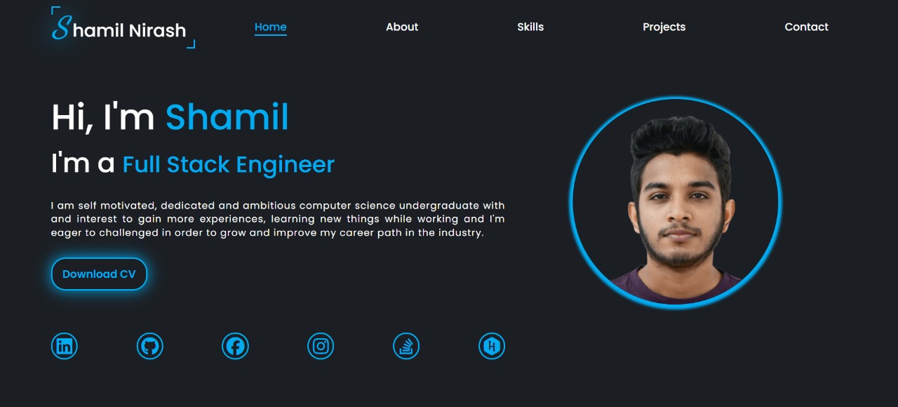 my portfolio site thumbnail